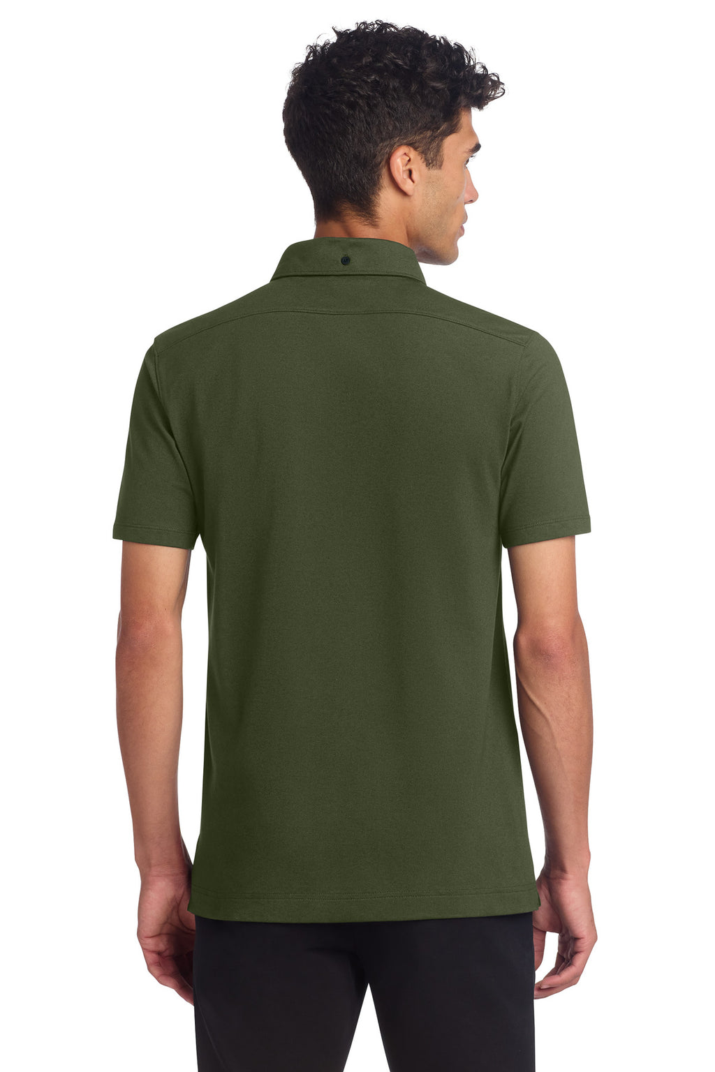 Mercer+Mettle Stretch Pique Full-Button Polo MM1006