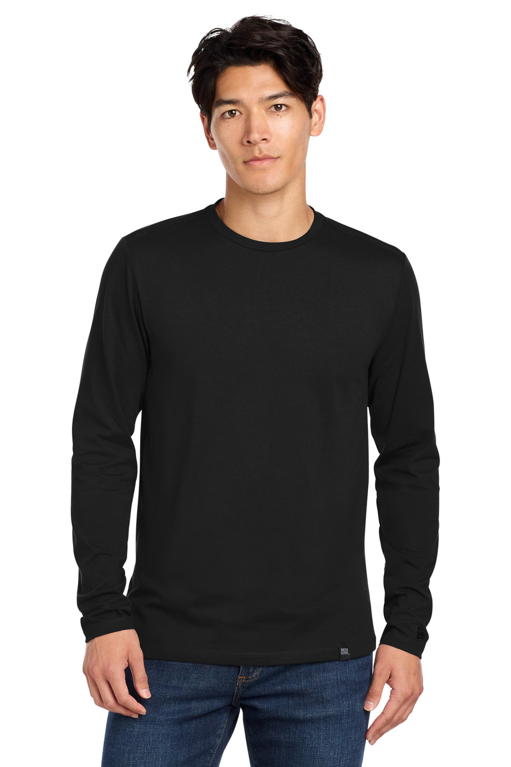 New Era  Heritage Blend Long Sleeve Crew Tee. NEA102
