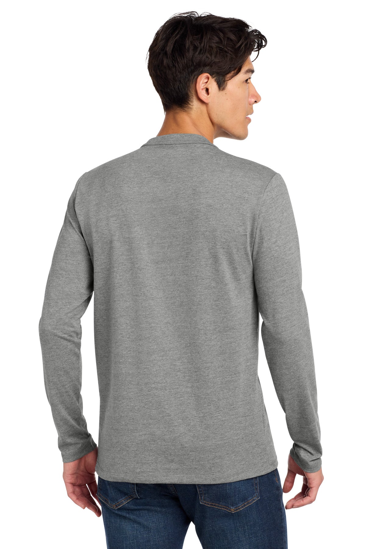 New Era  Heritage Blend Long Sleeve Crew Tee. NEA102