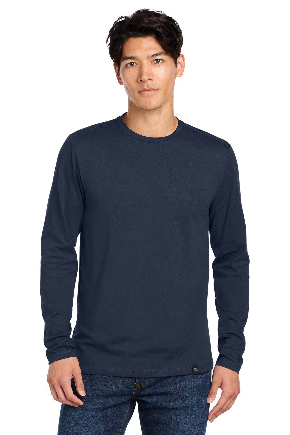 New Era  Heritage Blend Long Sleeve Crew Tee. NEA102