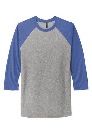Next Level Apparel   Adult Tri-Blend 3/4-Sleeve Raglan Tee. NL6051