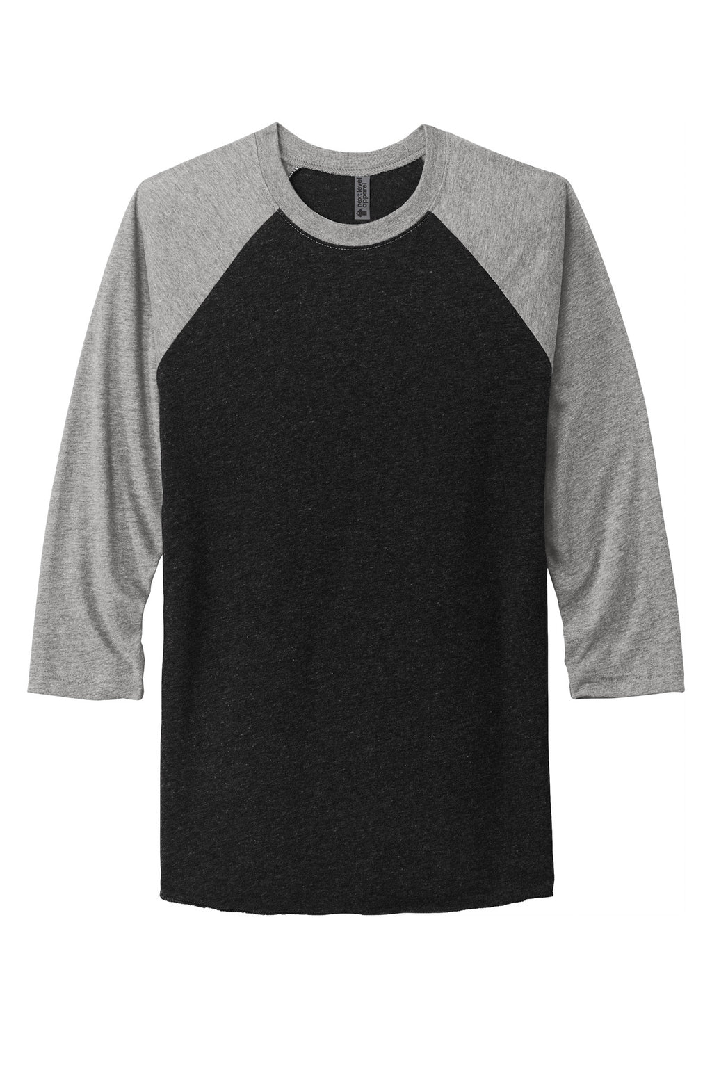Next Level Apparel   Adult Tri-Blend 3/4-Sleeve Raglan Tee. NL6051