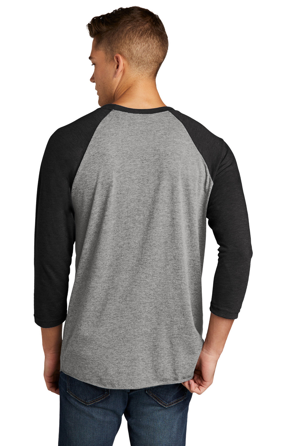 Next Level Apparel   Adult Tri-Blend 3/4-Sleeve Raglan Tee. NL6051