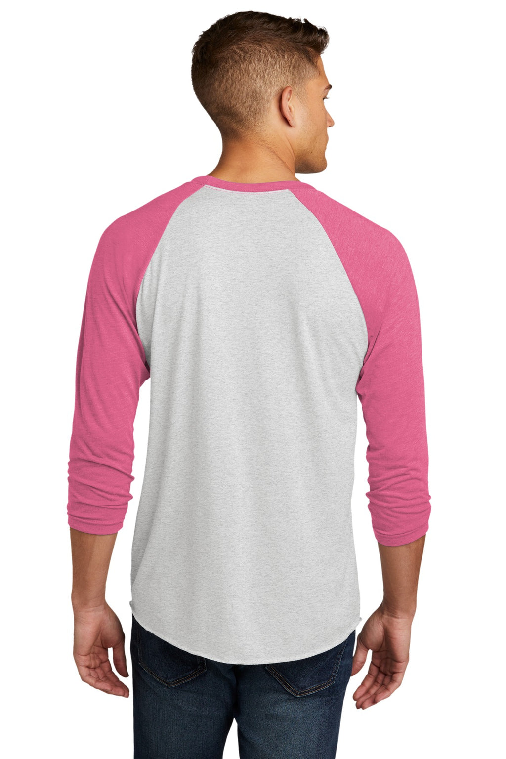 Next Level Apparel   Adult Tri-Blend 3/4-Sleeve Raglan Tee. NL6051
