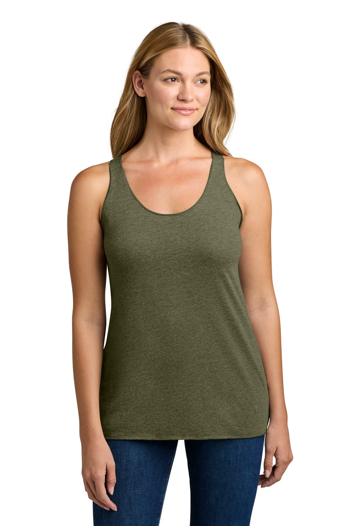 Next Level Apparel  Women's Tri-Blend Racerback Tank. NL6733