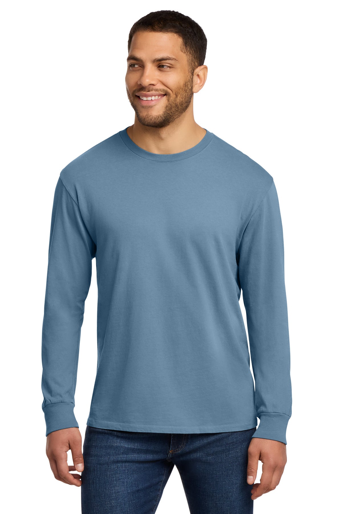 Port & Co Beach Wash Garment-Dyed Long Sleeve Tee PC099LS