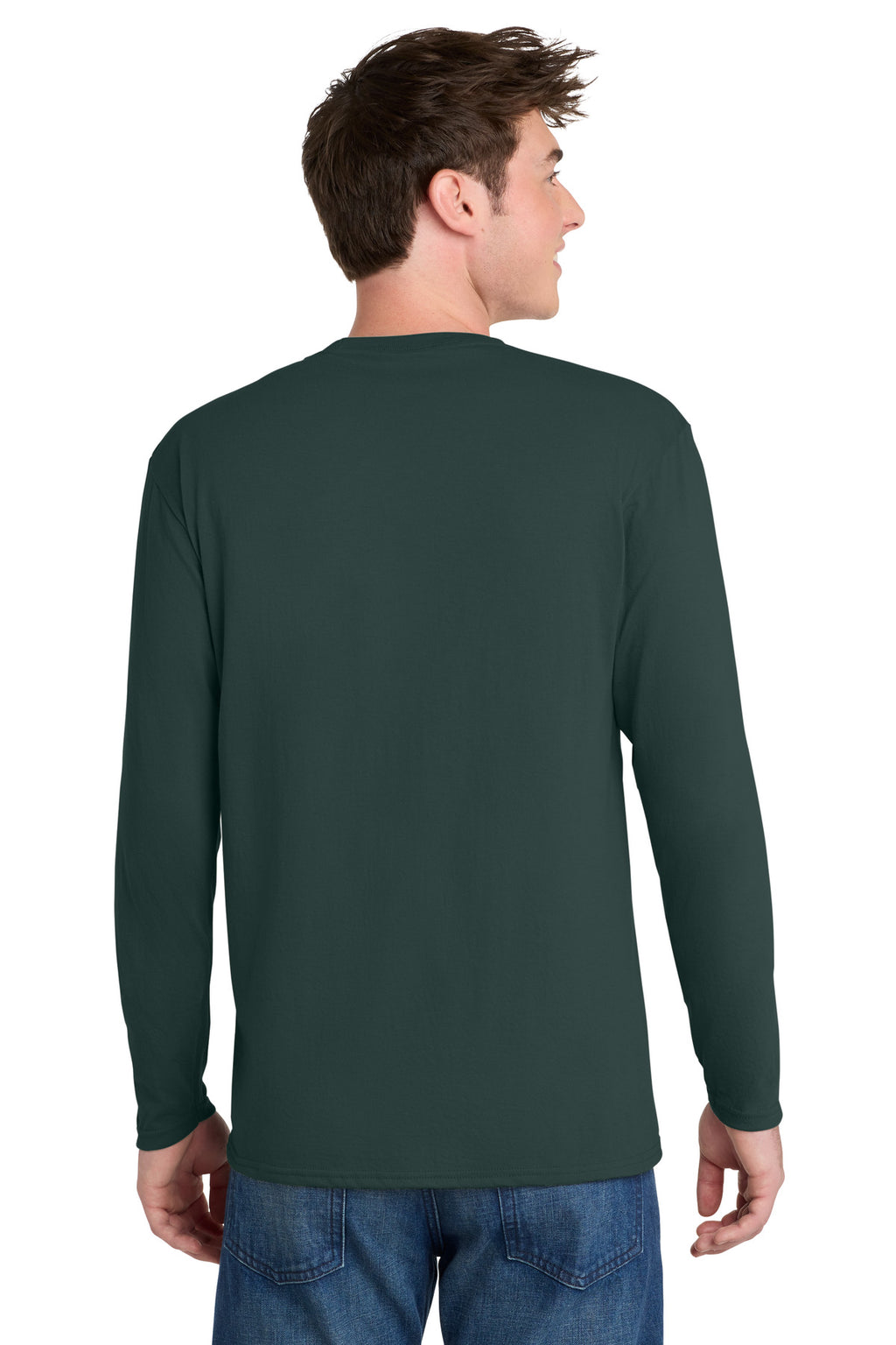 Port & Co Long Sleeve Performance Blend Tee. PC381LS