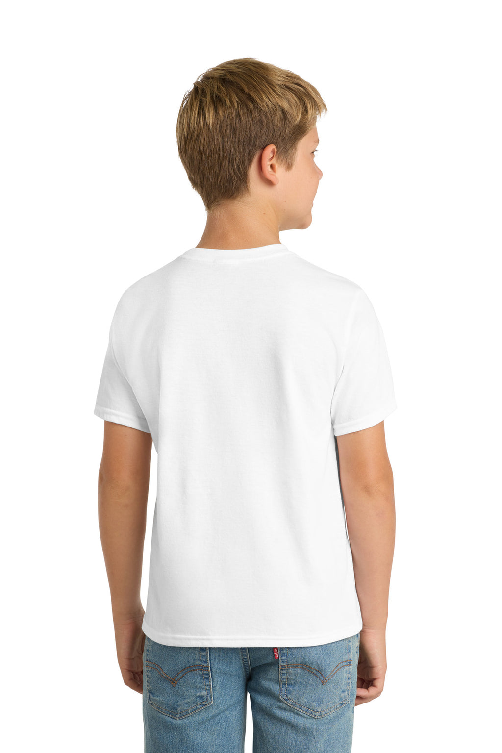 Port & Co Youth Performance Blend Tee. PC381Y
