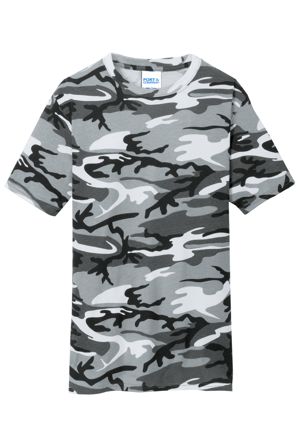 Port & Co Core Cotton Camo Tee.  PC54C