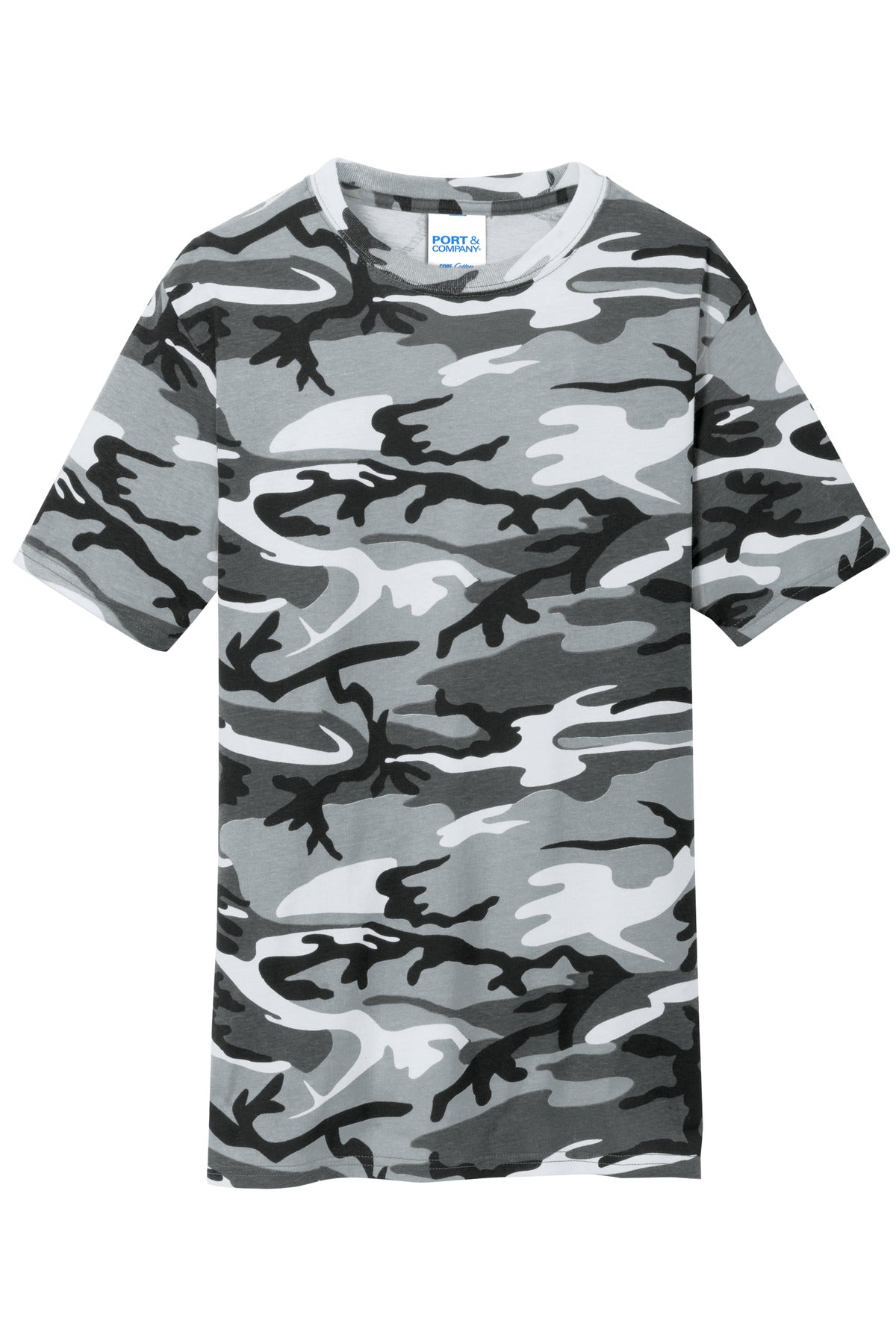 Port & Co Core Cotton Camo Tee.  PC54C