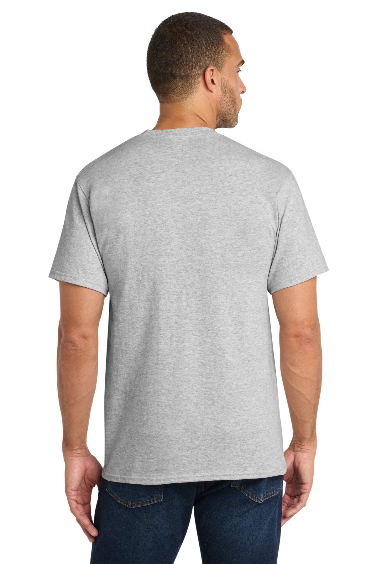 Port & Co Core Cotton Pocket Tee. PC54P