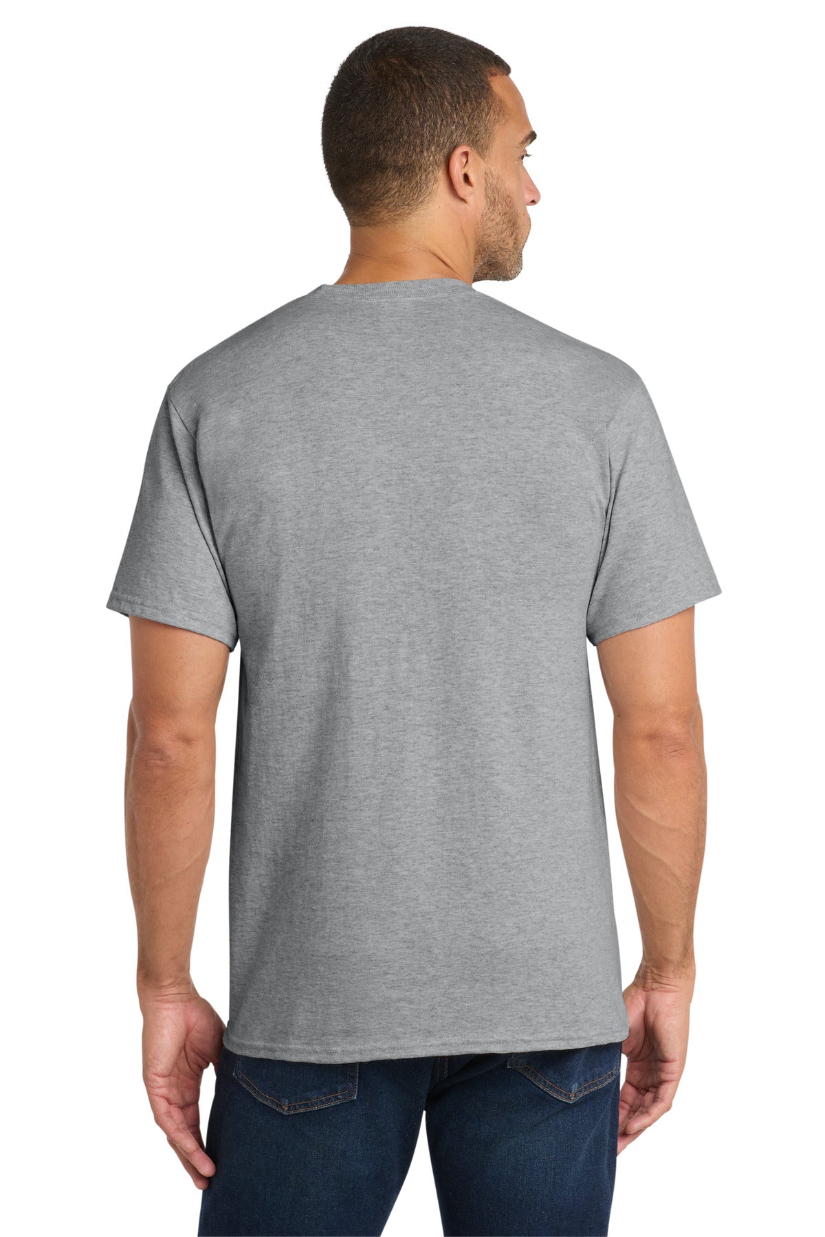 Port & Co Core Cotton Pocket Tee. PC54P