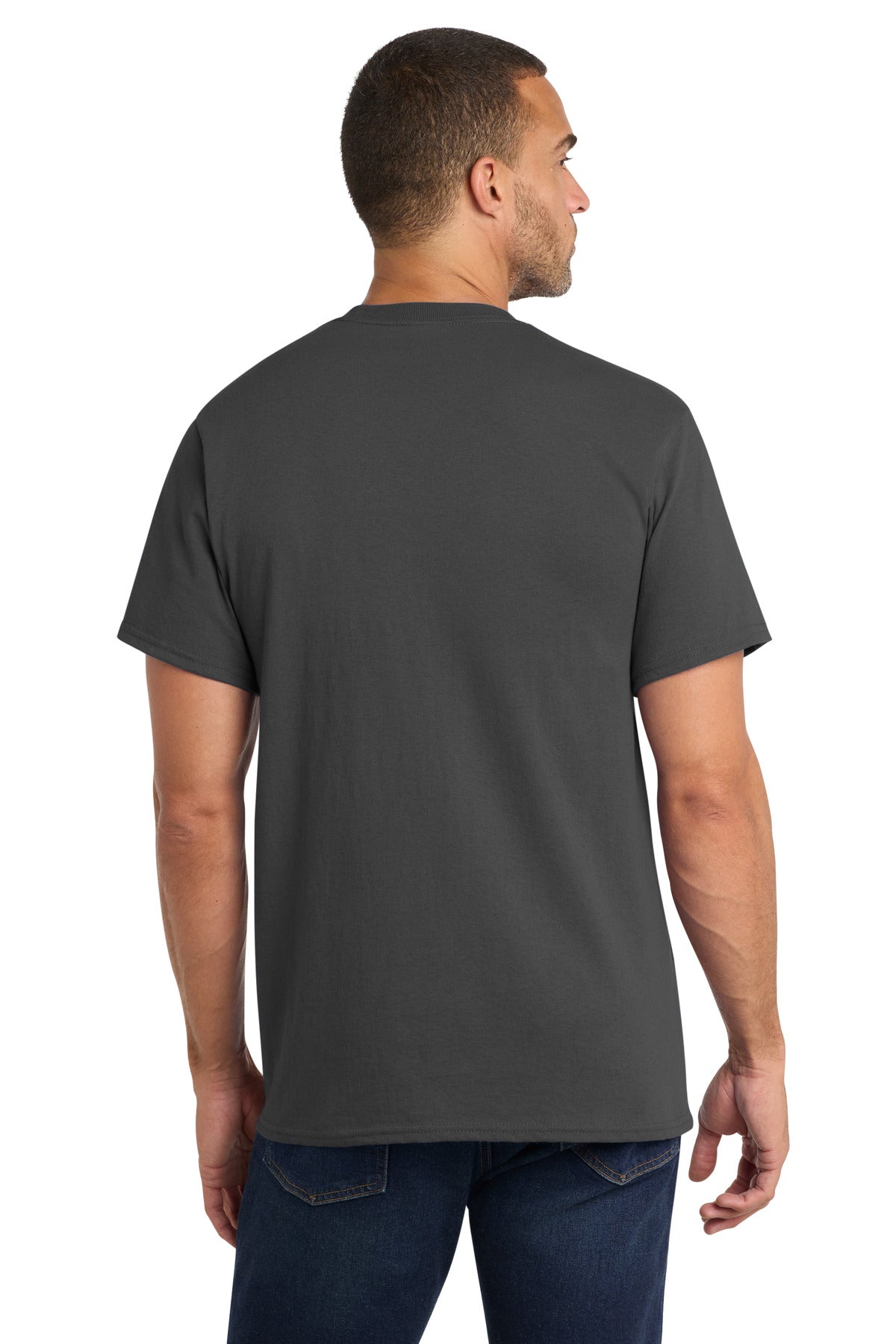 Port & Co Core Cotton Pocket Tee. PC54P