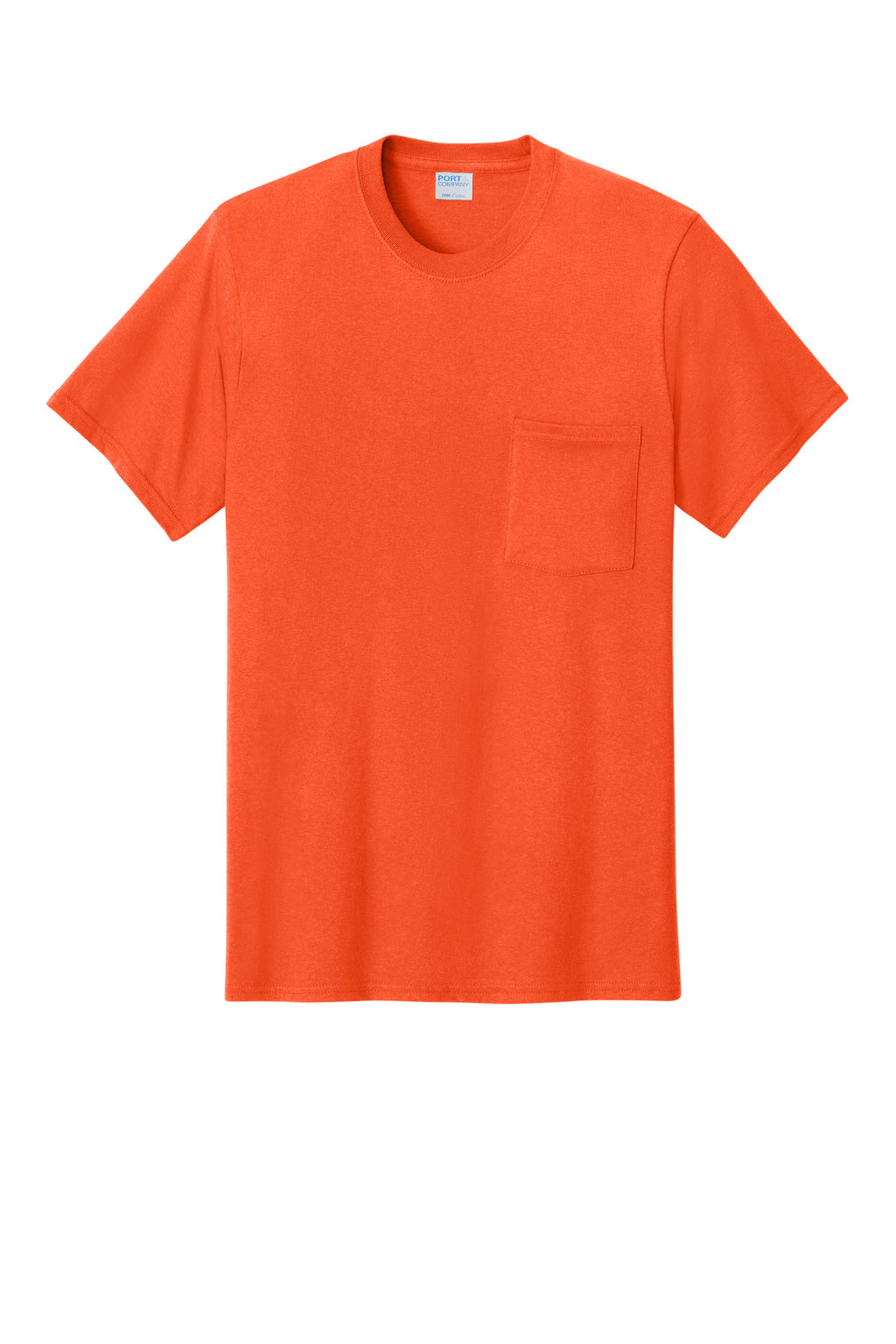 Port & Co Core Cotton Pocket Tee. PC54P