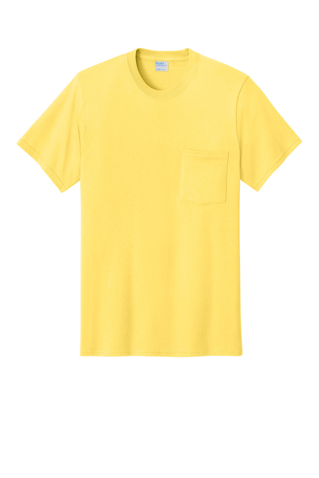 Port & Co Core Cotton Pocket Tee. PC54P