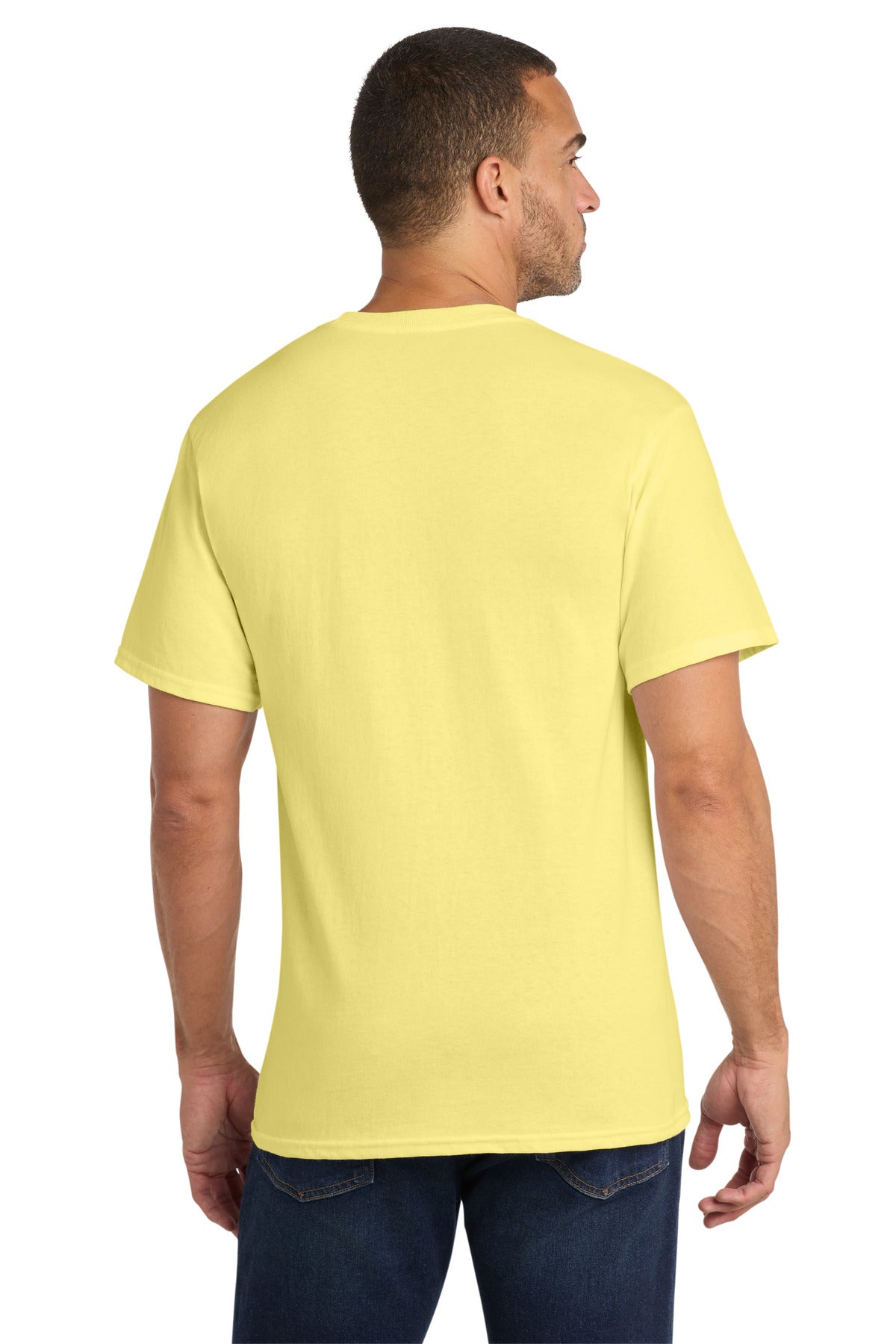 Port & Co Core Cotton Pocket Tee. PC54P