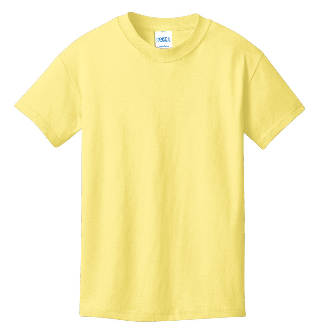 Port & Co Youth Core Cotton Tee. PC54Y