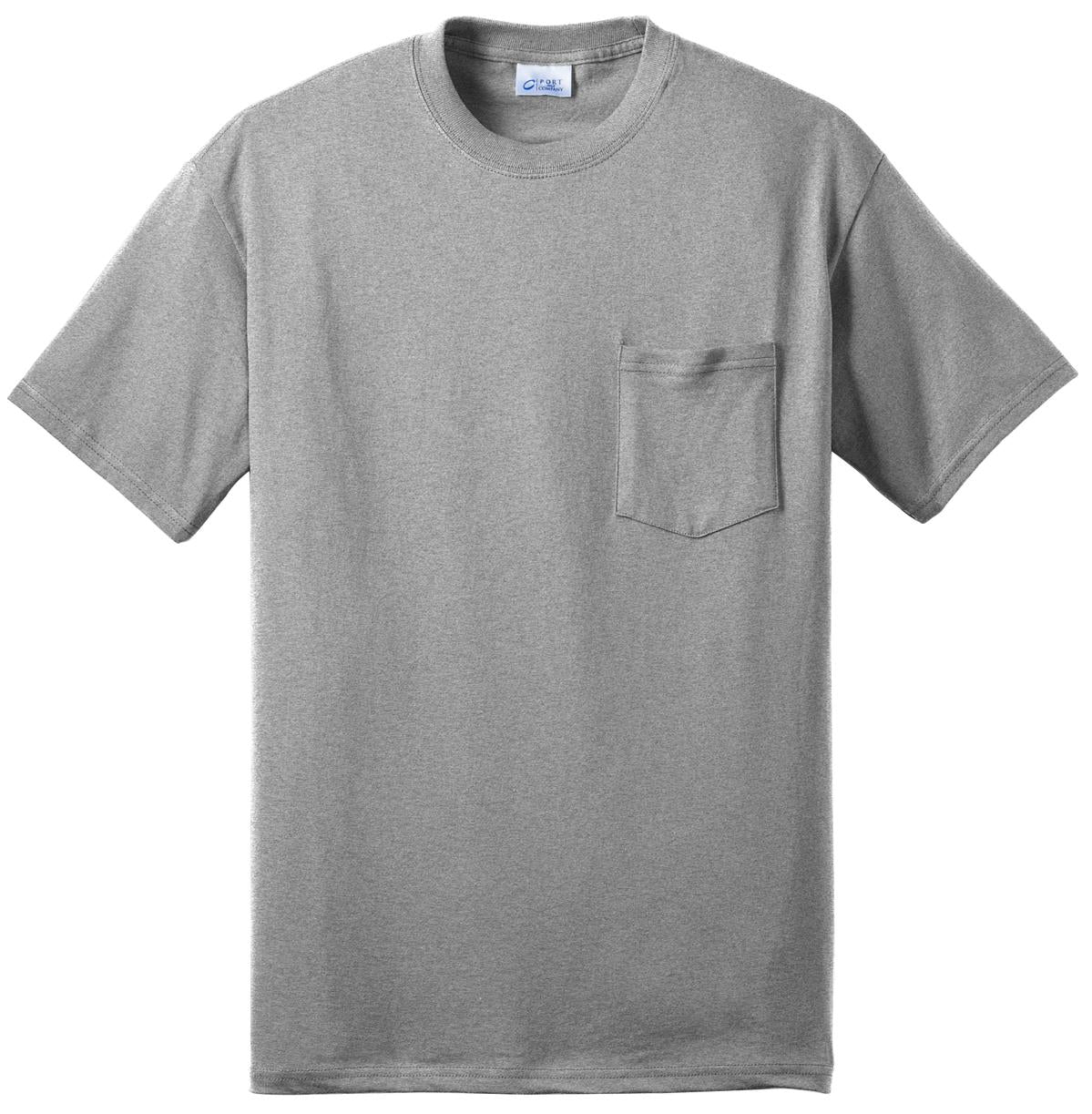 Port & Co Core Blend Pocket Tee. PC55P