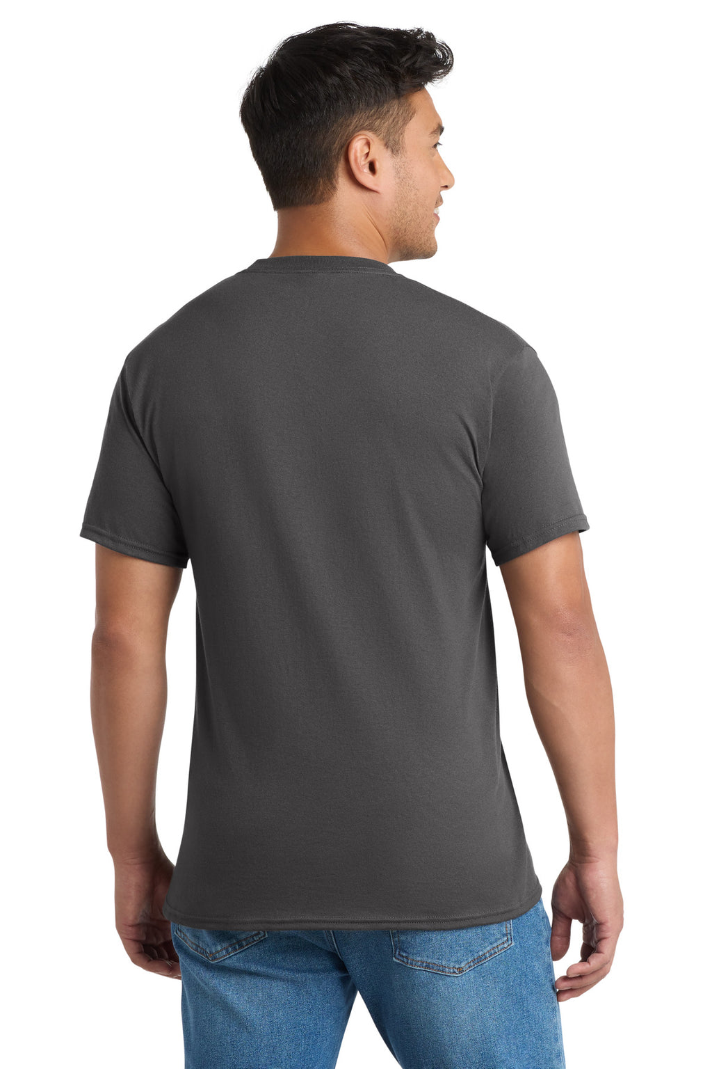 Port & Co Core Blend Pocket Tee. PC55P