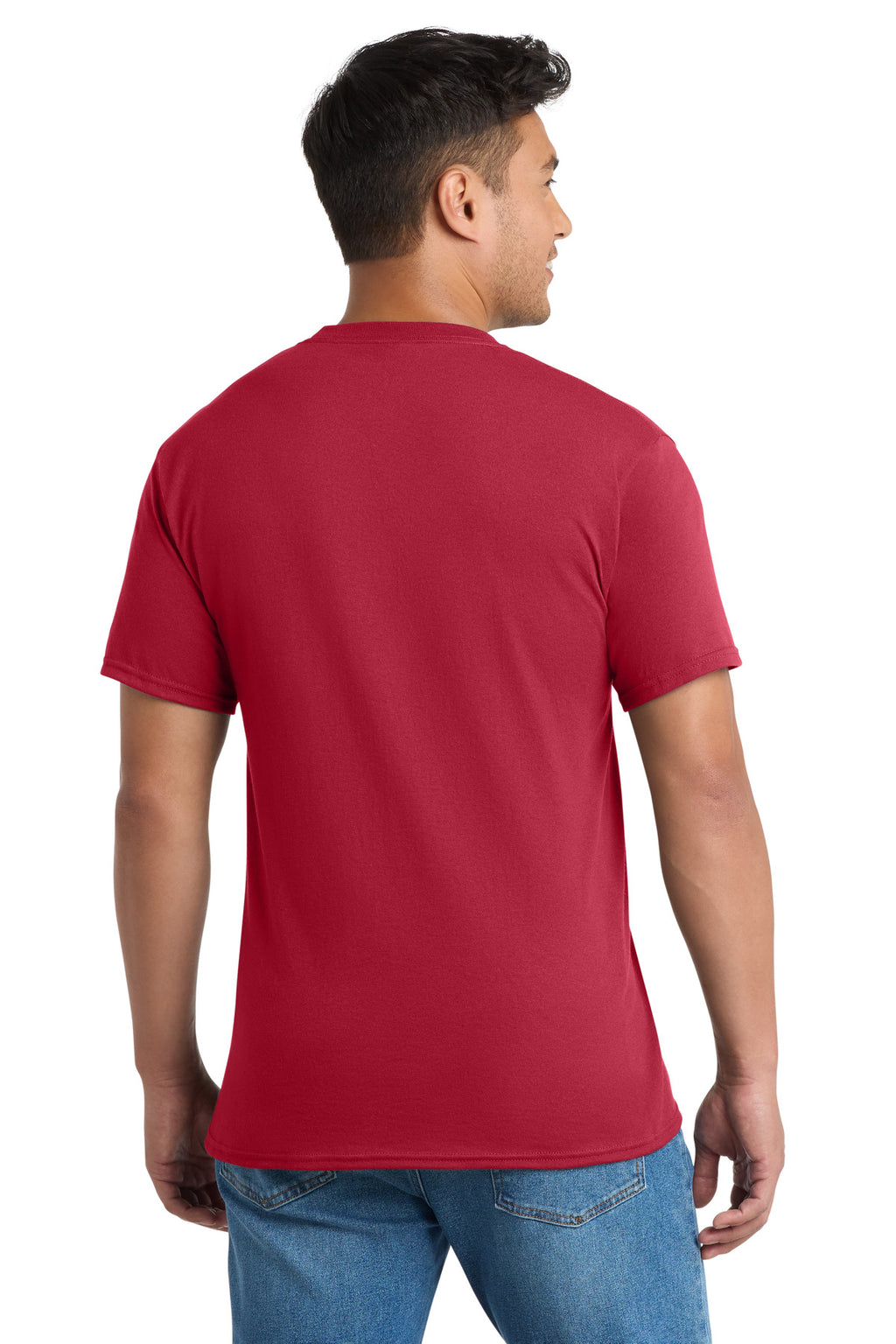 Port & Co Core Blend Pocket Tee. PC55P