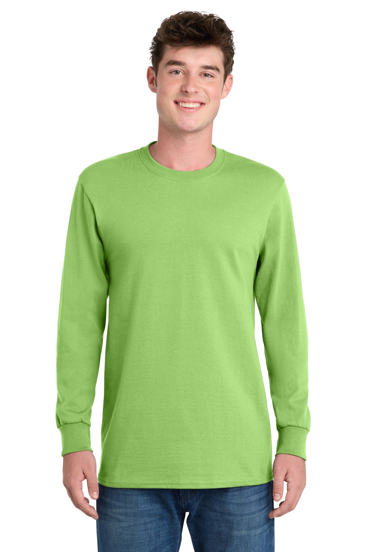 Port & Co Tall Long Sleeve Essential Tee. PC61LST