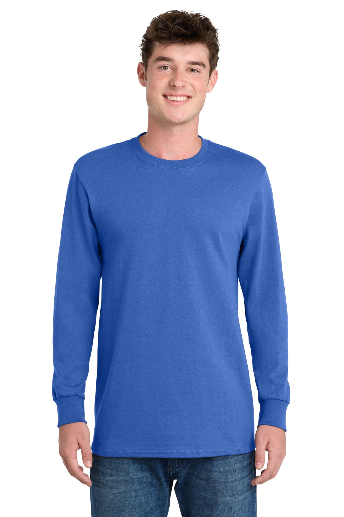 Port & Co Tall Long Sleeve Essential Tee. PC61LST