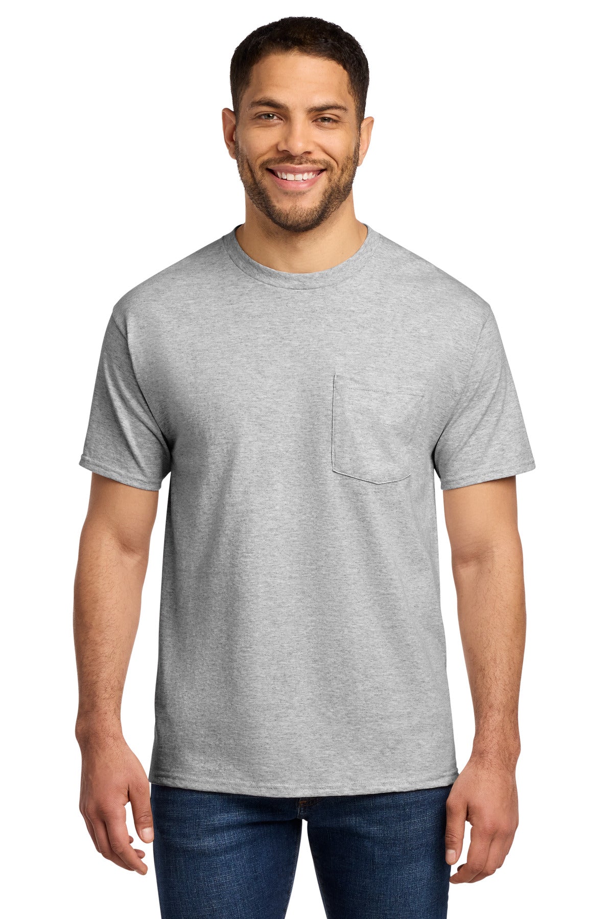 Port & Co Tall Essential Pocket Tee. PC61PT