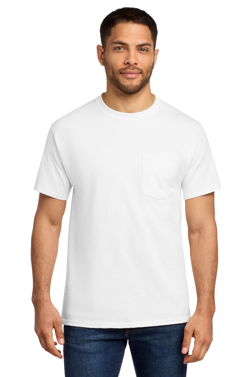 Port & Co Tall Essential Pocket Tee. PC61PT