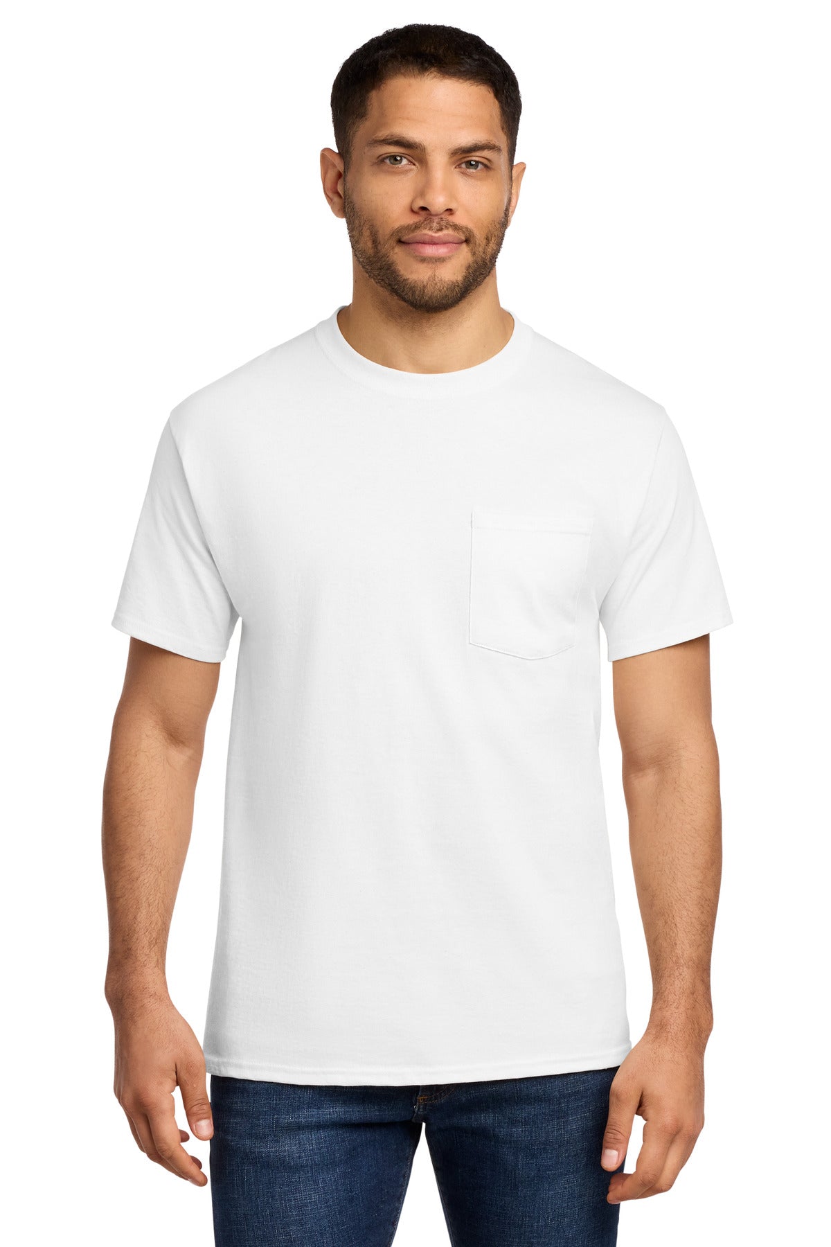 Port & Co Tall Essential Pocket Tee. PC61PT