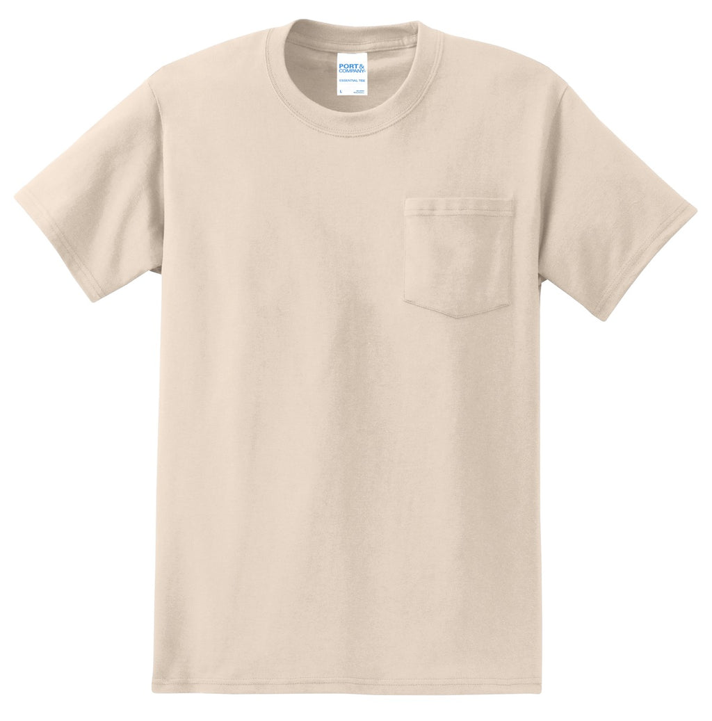 Port & Co Tall Essential Pocket Tee. PC61PT
