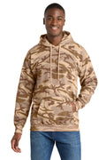 Port & Co Core Fleece Camo Pullover Hooded Sweatshirt. PC78HC
