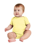 Rabbit Skins Infant Short Sleeve Baby Rib Bodysuit. RS4400