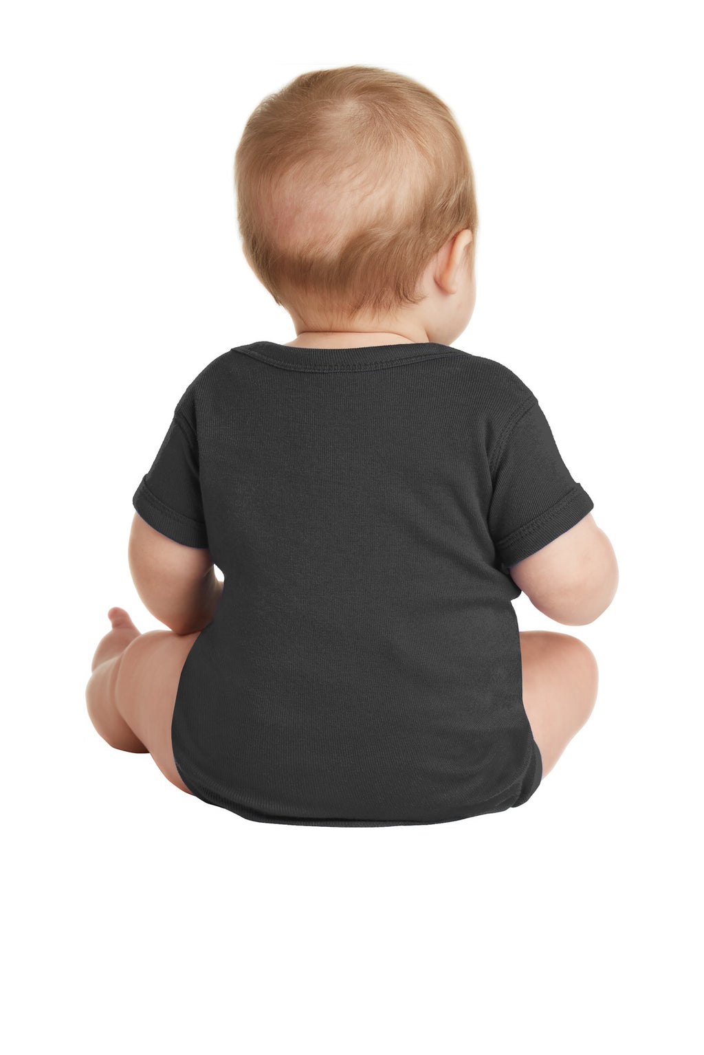 Rabbit Skins Infant Short Sleeve Baby Rib Bodysuit. RS4400