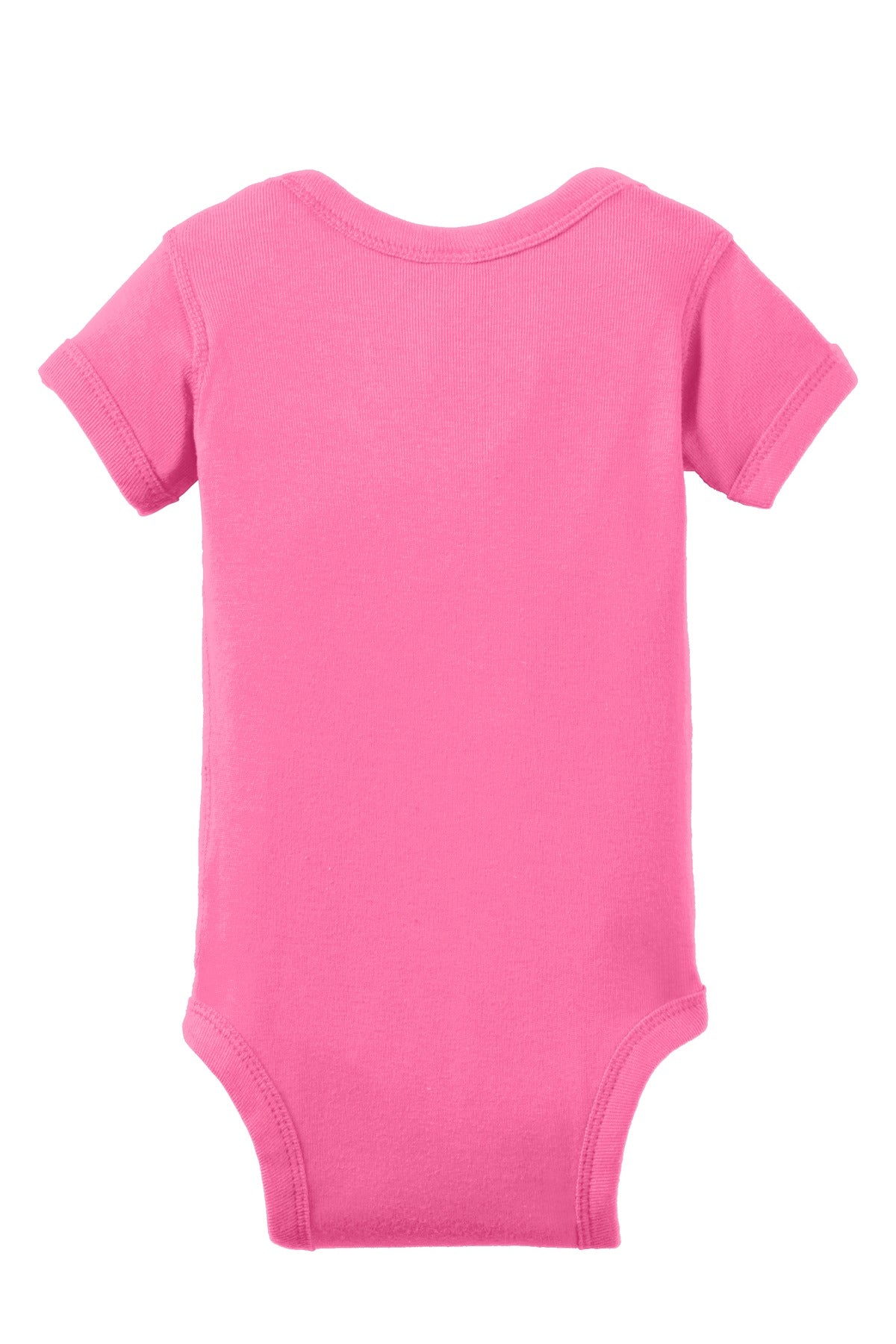 Rabbit Skins Infant Short Sleeve Baby Rib Bodysuit. RS4400