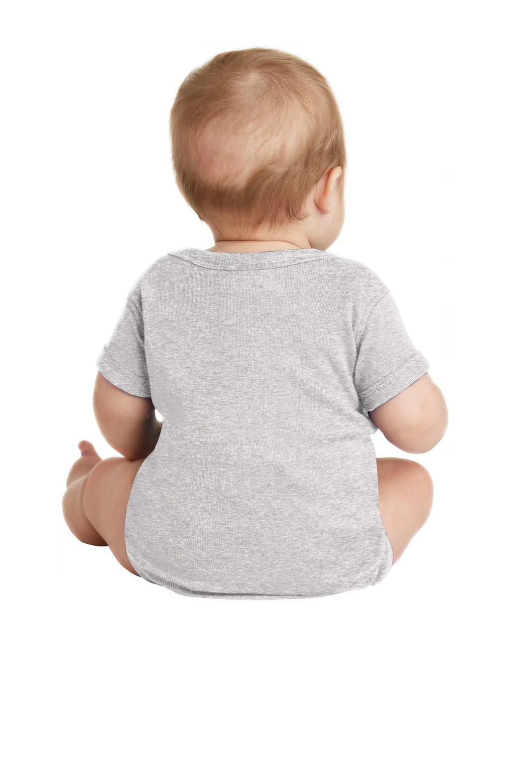 Rabbit Skins Infant Short Sleeve Baby Rib Bodysuit. RS4400