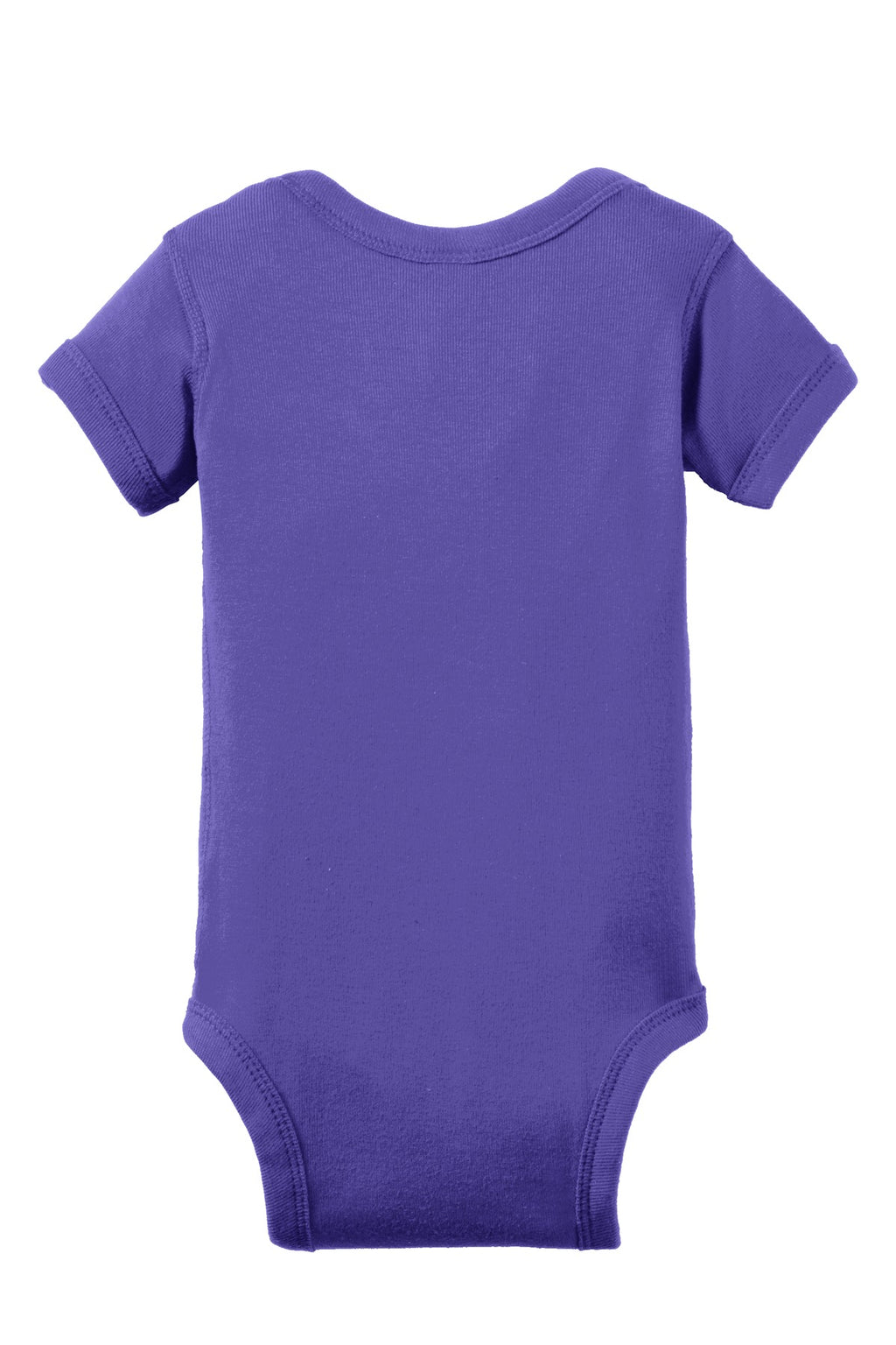Rabbit Skins Infant Short Sleeve Baby Rib Bodysuit. RS4400