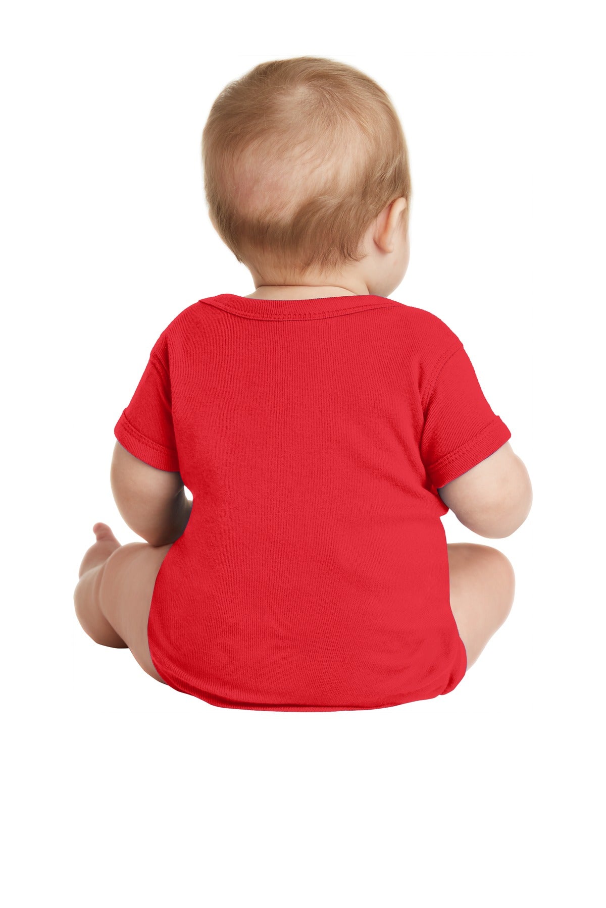 Rabbit Skins Infant Short Sleeve Baby Rib Bodysuit. RS4400