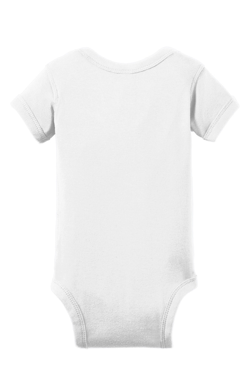 Rabbit Skins Infant Short Sleeve Baby Rib Bodysuit. RS4400