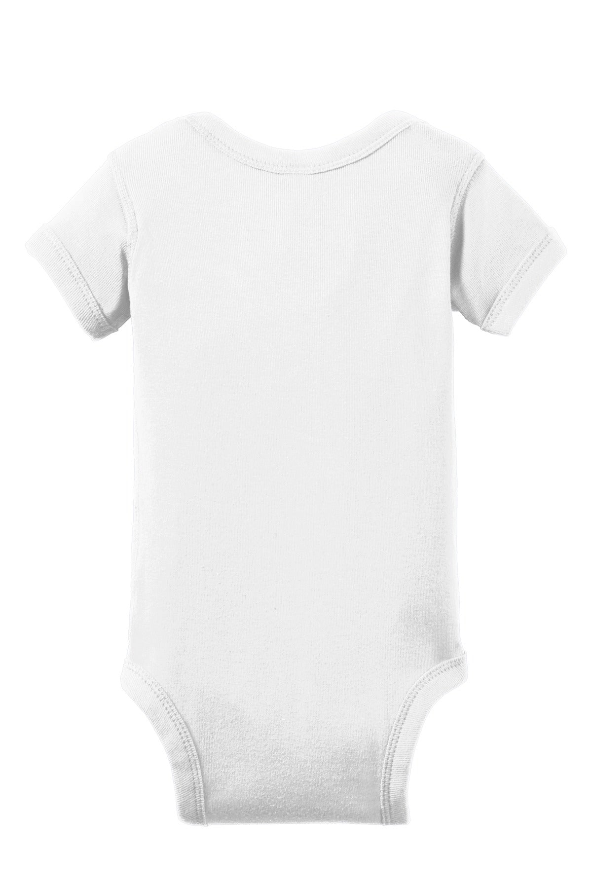 Rabbit Skins Infant Short Sleeve Baby Rib Bodysuit. RS4400