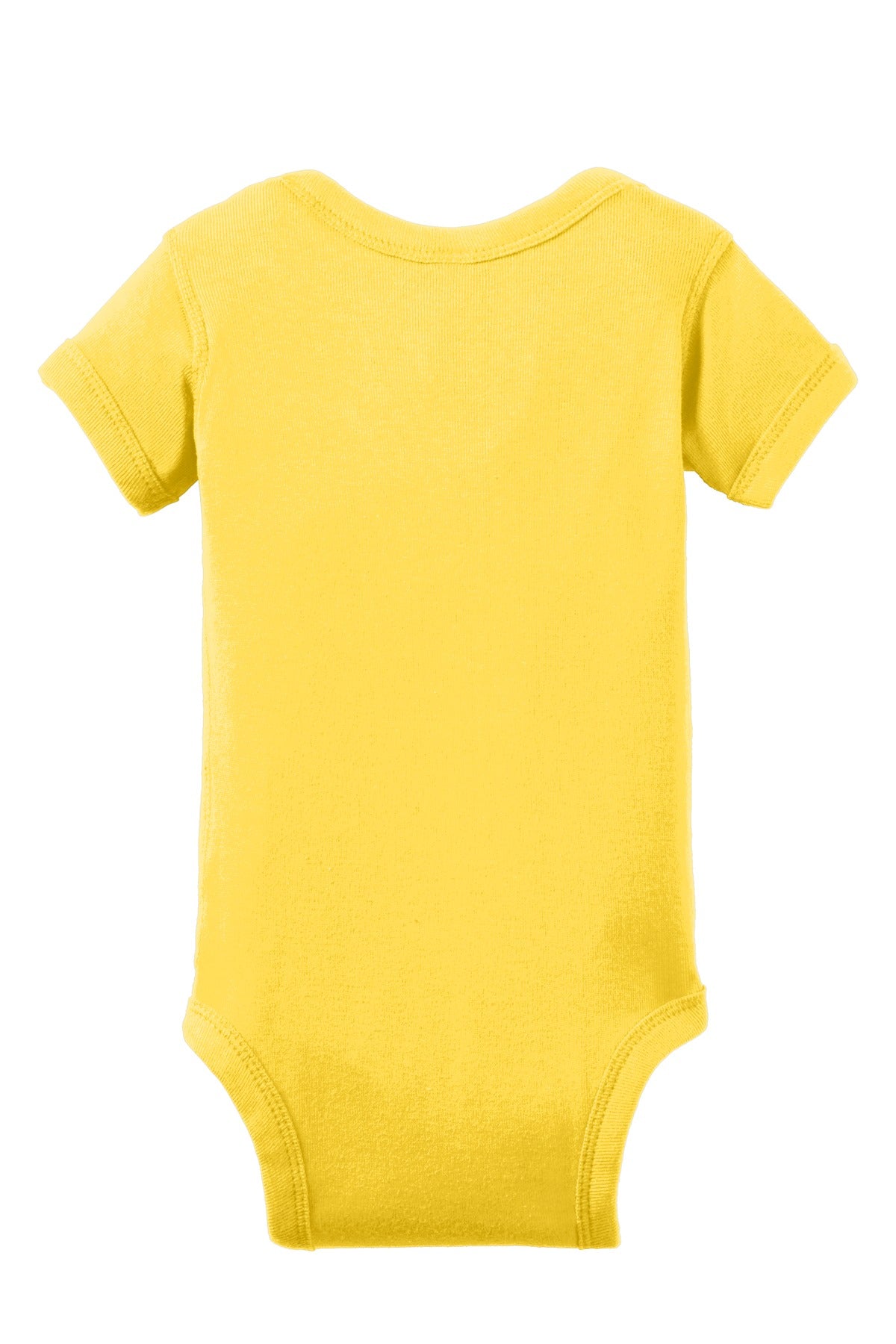 Rabbit Skins Infant Short Sleeve Baby Rib Bodysuit. RS4400