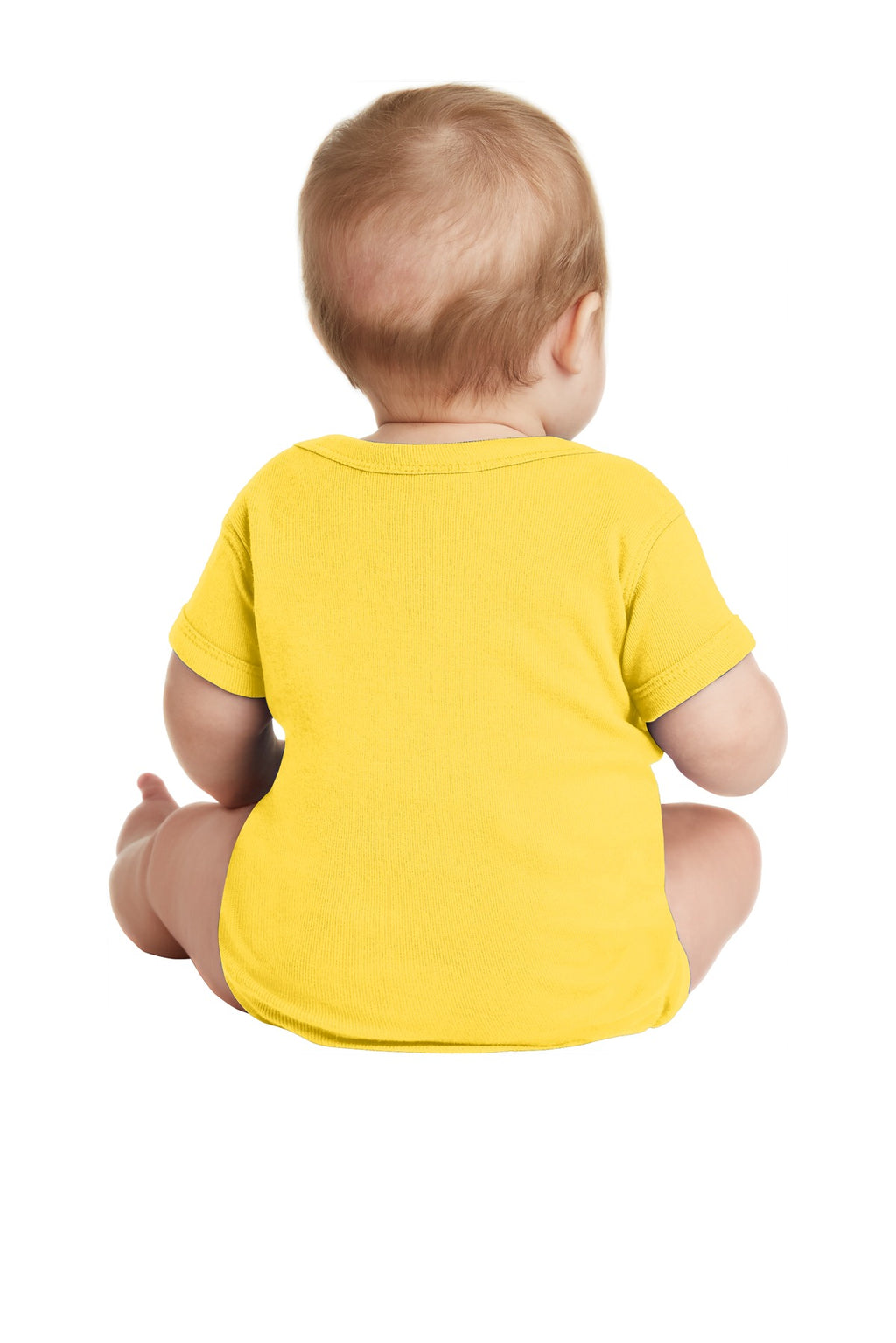 Rabbit Skins Infant Short Sleeve Baby Rib Bodysuit. RS4400