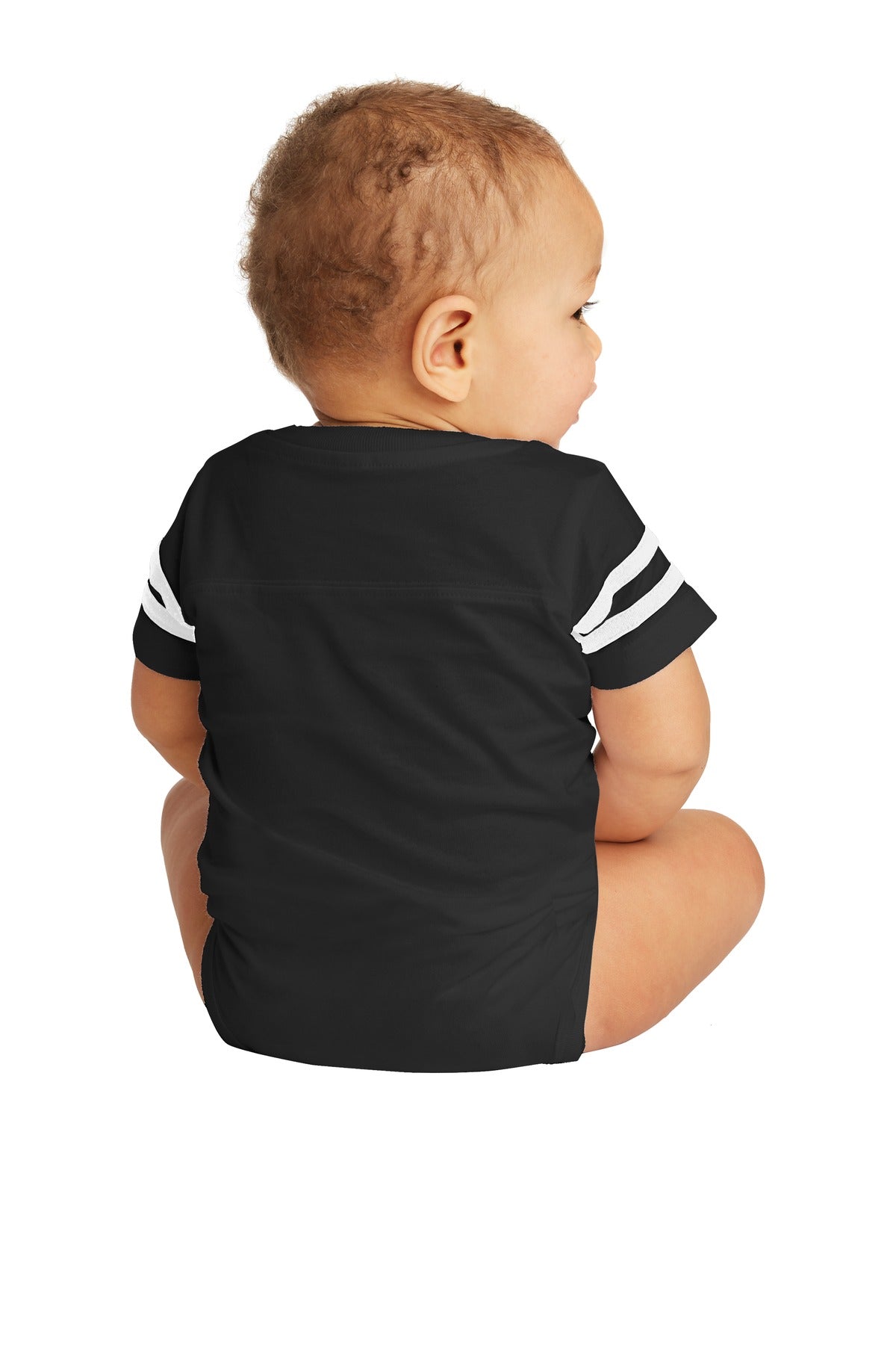 Rabbit Skins Infant Football Fine Jersey Bodysuit. RS4437