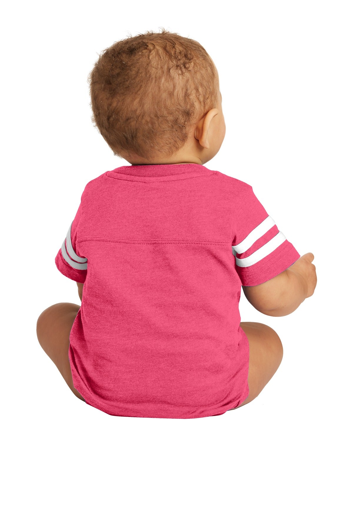 Rabbit Skins Infant Football Fine Jersey Bodysuit. RS4437