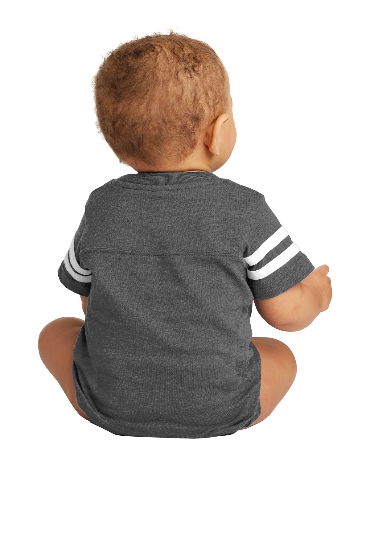 Rabbit Skins Infant Football Fine Jersey Bodysuit. RS4437