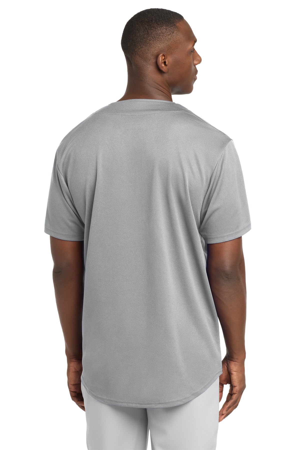 Sport-Tek PosiCharge Tough Mesh Full-Button Jersey. ST220