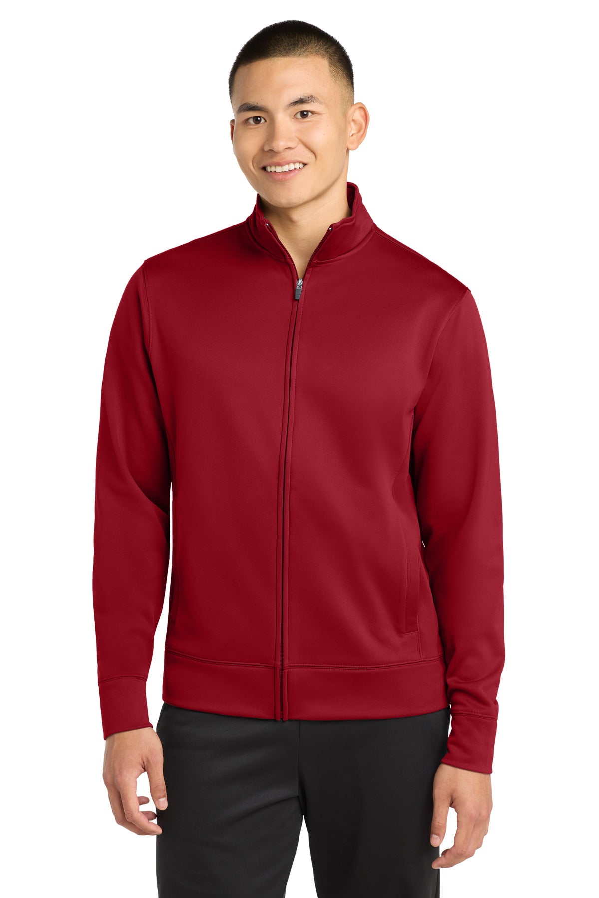 Sport-Tek Sport-Wick Fleece Full-Zip Jacket.  ST241