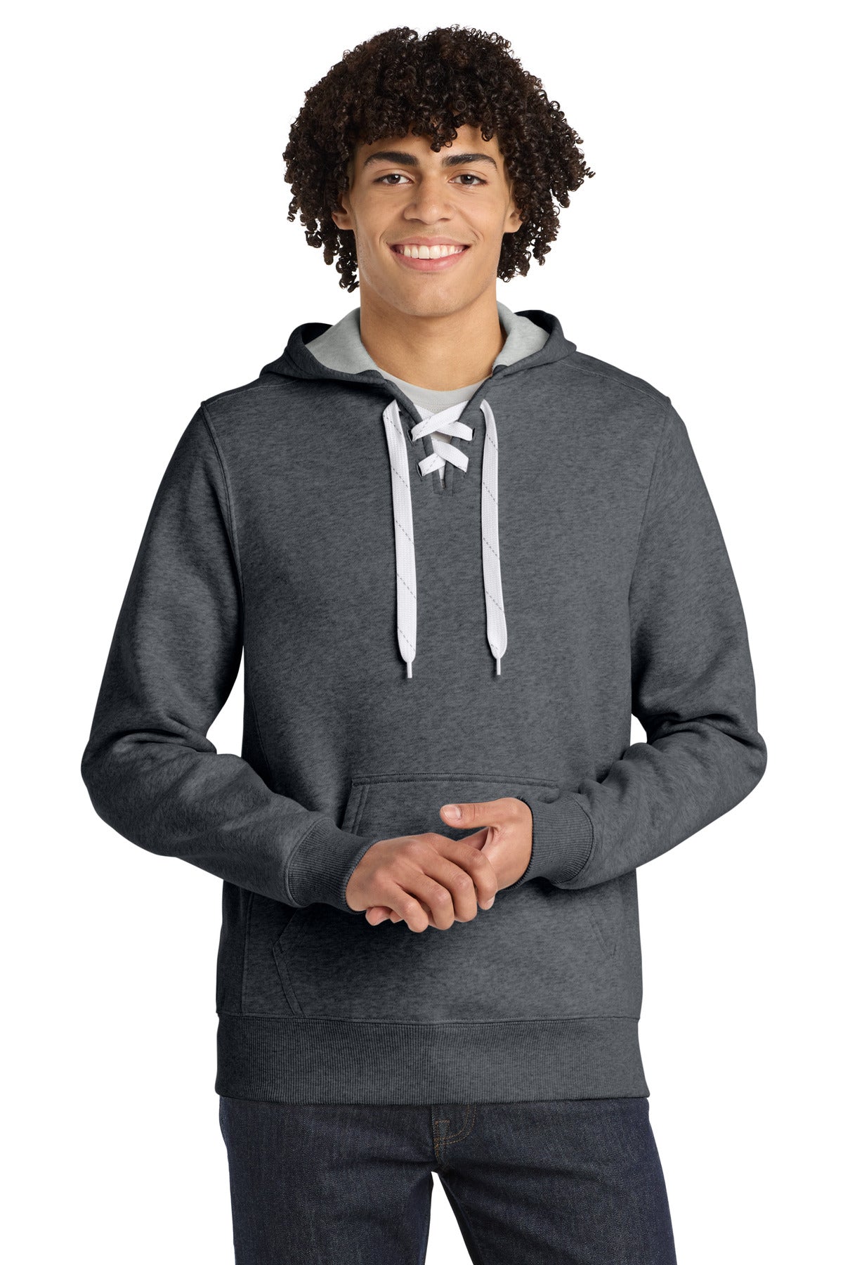 Sport-Tek Lace Up Pullover Hooded Sweatshirt. ST271