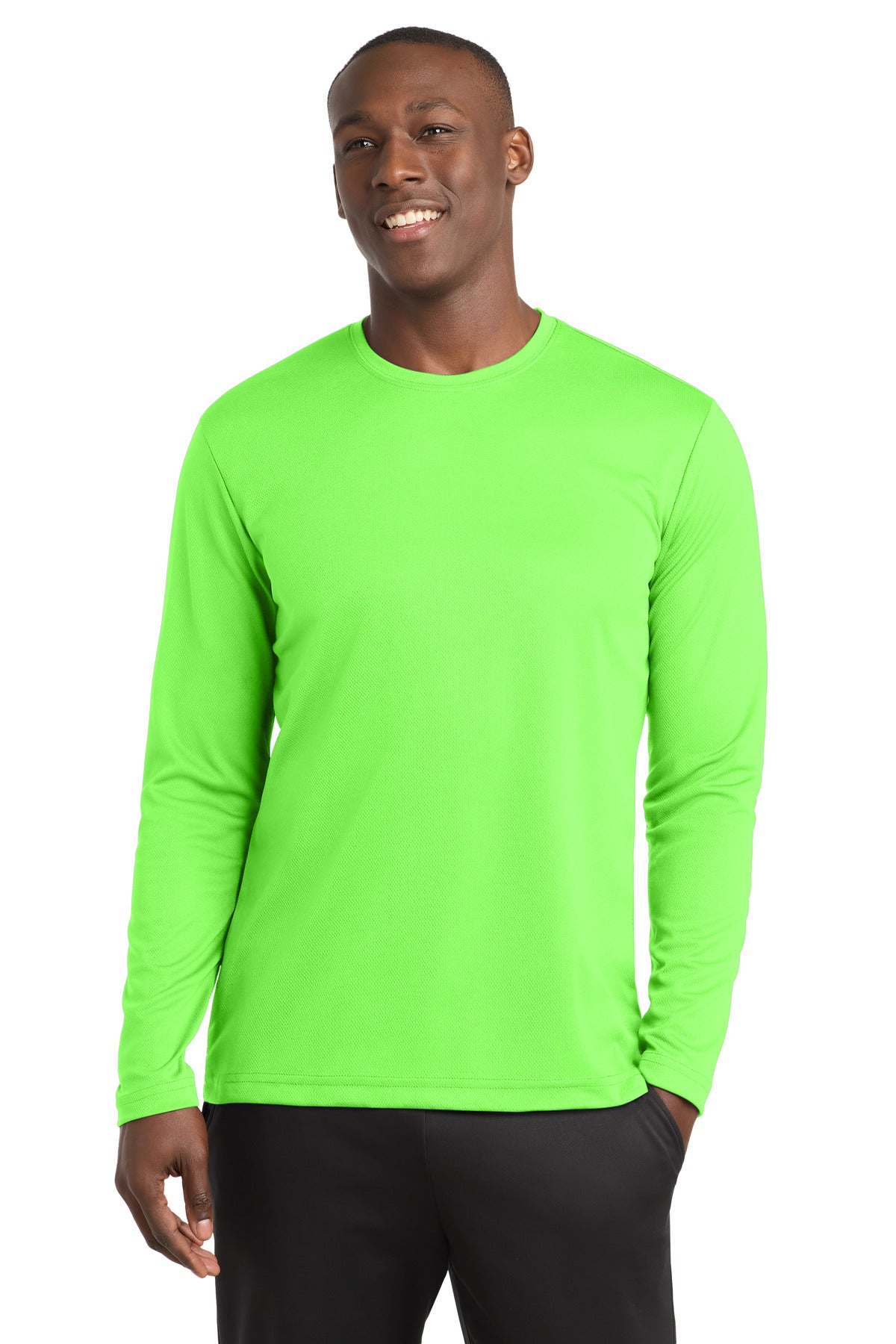 Sport-Tek PosiCharge RacerMesh Long Sleeve Tee. ST340LS