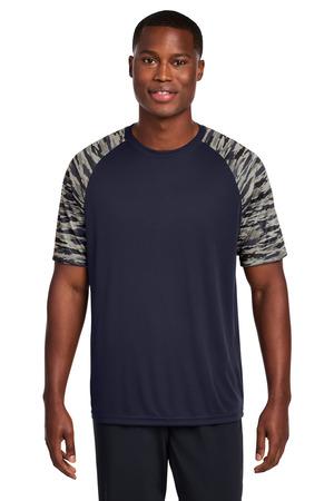Sport-Tek Drift Camo Colorblock Tee ST376