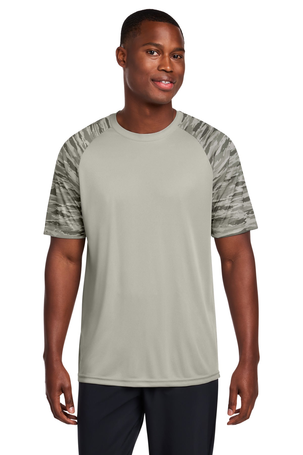 Sport-Tek Drift Camo Colorblock Tee ST376
